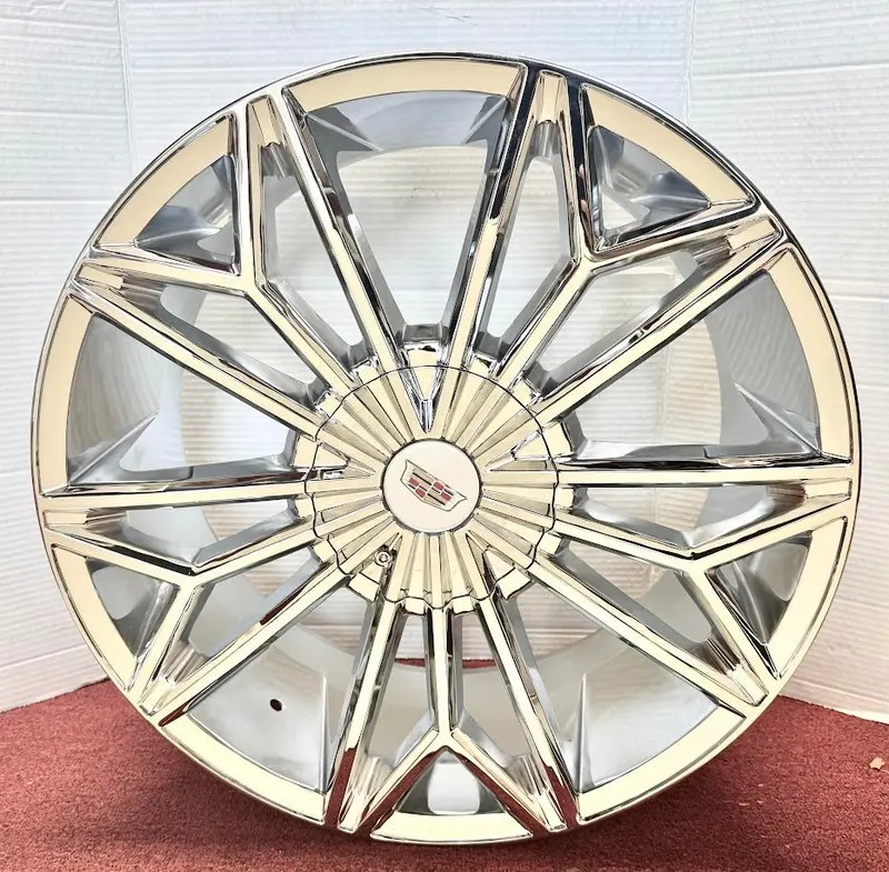 "Ribbon" Chrome 20" X 8.5" Set Of 4 Wheels 5X120 Cts Xts Xt4 Ct6 Ct5 1