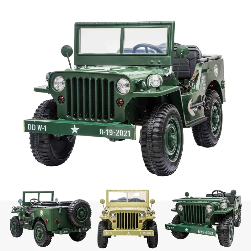 Riiroo 24V 4Wd Off-Road Army Jeep 2