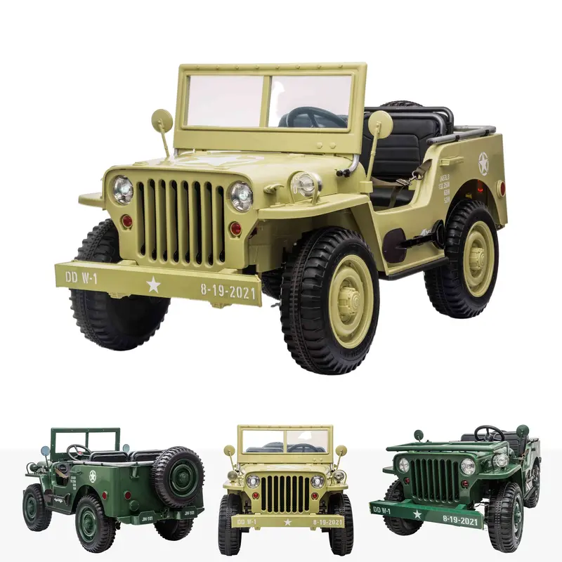 Riiroo 24V 4Wd Off-Road Army Jeep 2