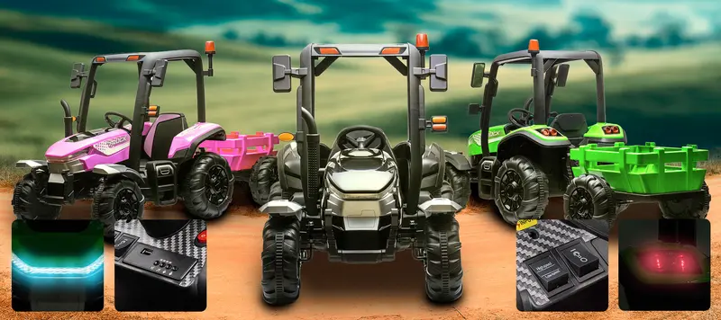 Riiroo 24V Tractor With Trailer 2