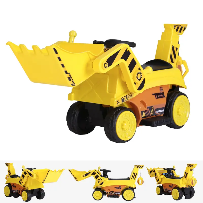 Riiroo 6V Ride On Construction Truck Digger 1