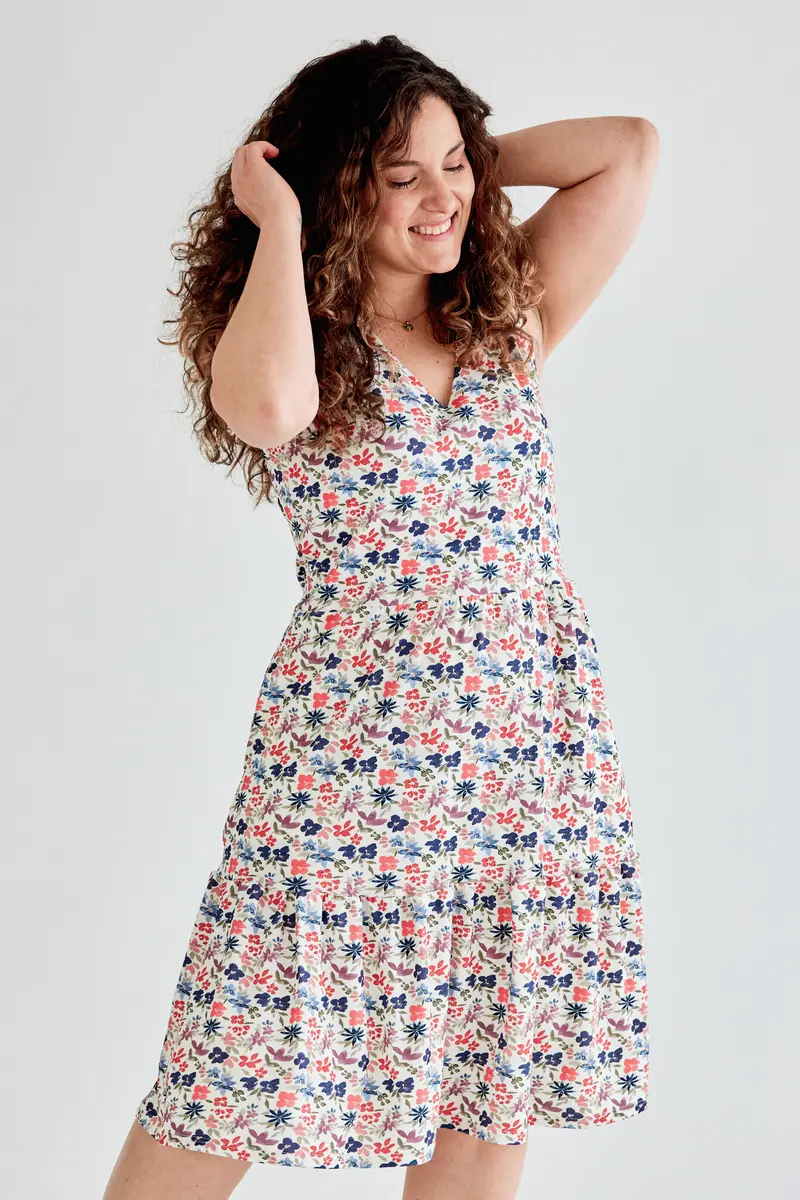Robe À Fronces - Floraison 1