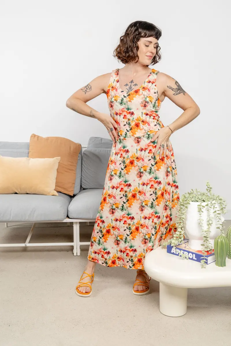 Robe Longue Dos Ouvert - Vivacité 1