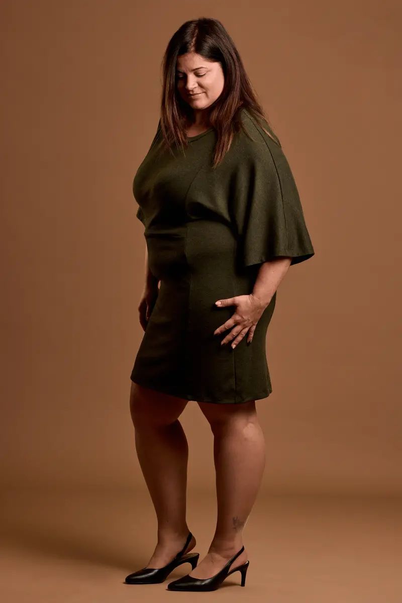 Robe Manches Kimono - Romarin 1