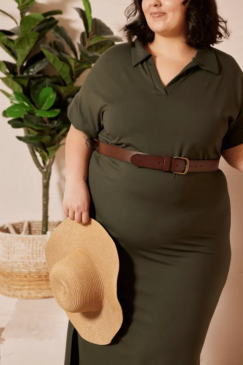 Robe Polo Midi - Romarin 7