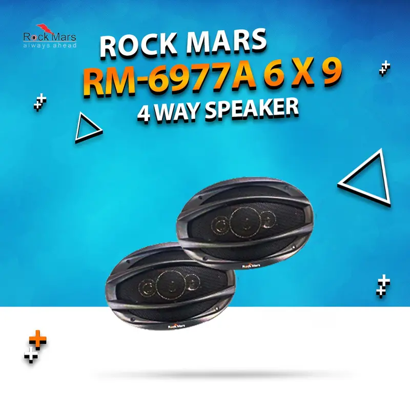 Rock Mars Rm-6977A 6 X 9 4 Way Coaxial Car Speaker 1