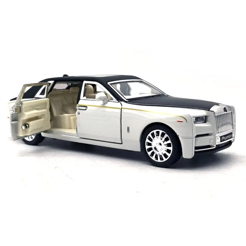 Rolls Royce Phantom Metal Die Cast Toy Car - Multi Colors | Model Diecast Cars With Sound/Light/Pull Back, 1:32 2