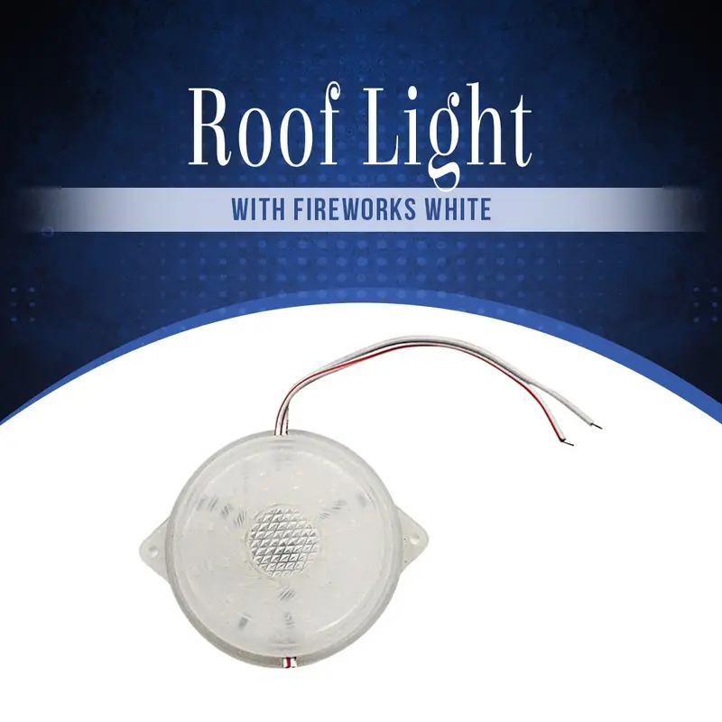 Roof Light With Fireworks White 1