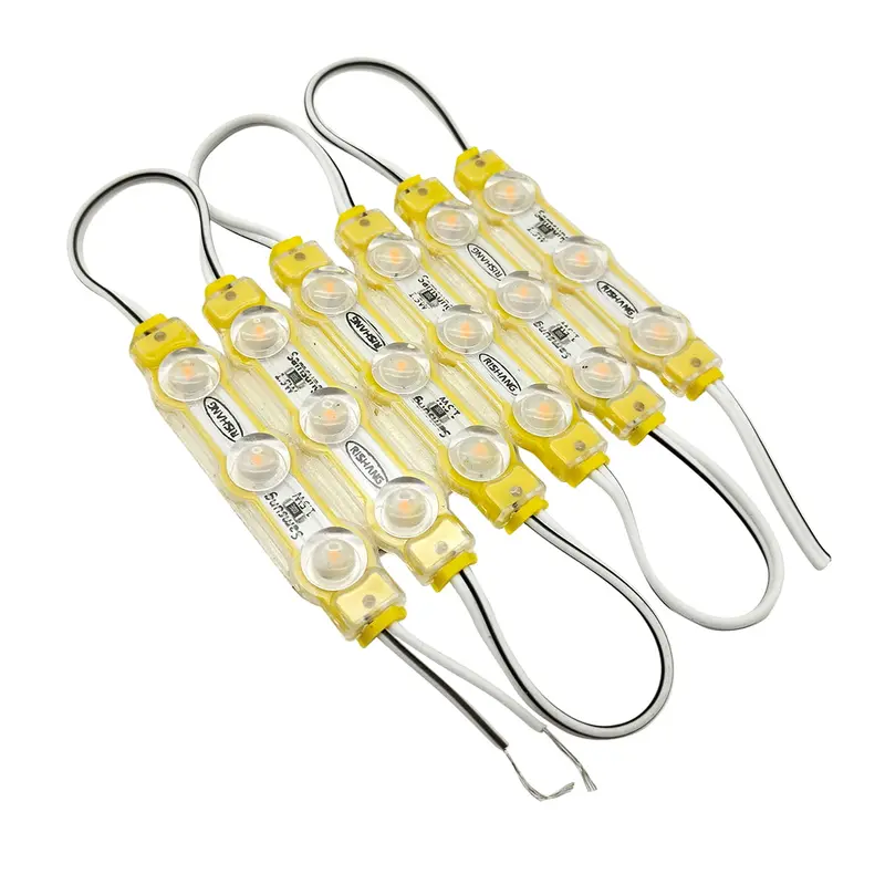 Round 18 Smd Led Slim Module Light Yellow Small 2