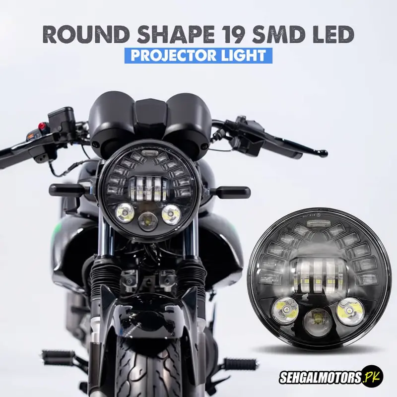 Round Shape 19 Smd Led Projector Light 1