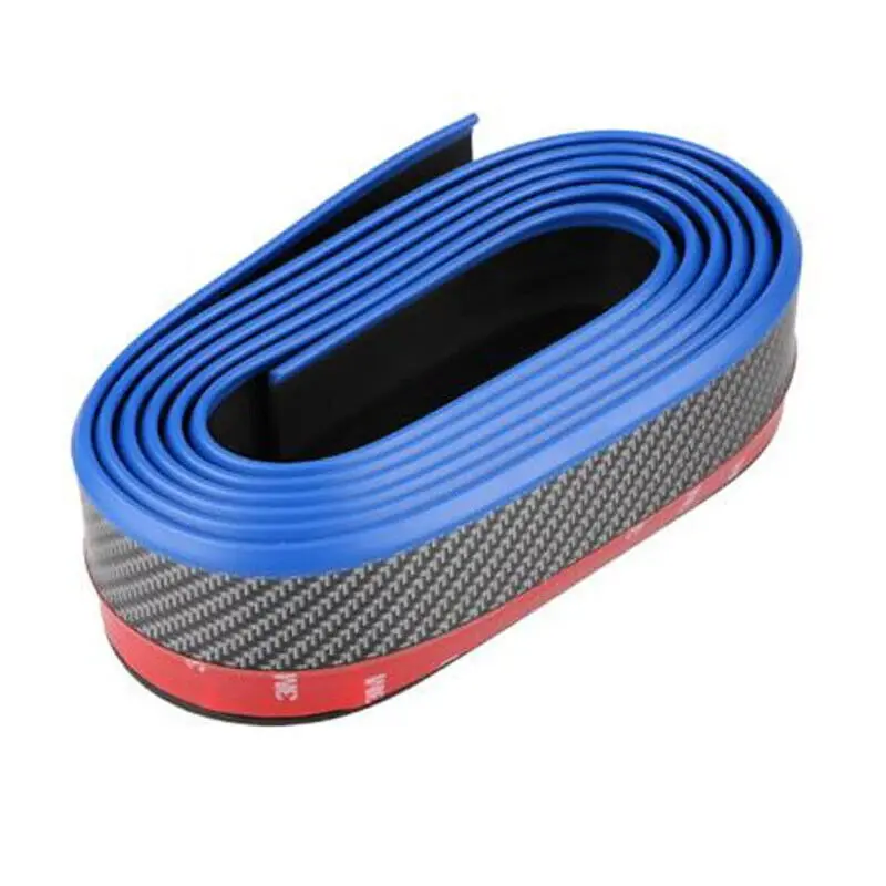 Rubber Lip Protector Carbon Fiber Black With Blue Tip 2