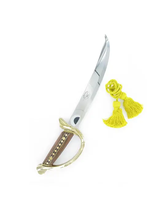 Sabre À Champagne Kellerman Avec Manche En Marqueterie Et Socle - Claude Dozorme 2