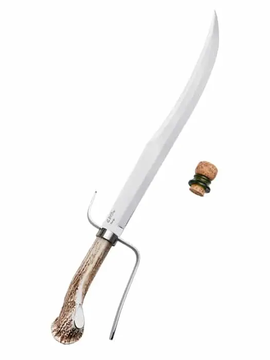 Sabre À Champagne Manche En Bois De Cerf - Berkel 1