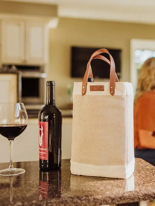 Sac De Transport En Jute Pinot - Picnic Time 2
