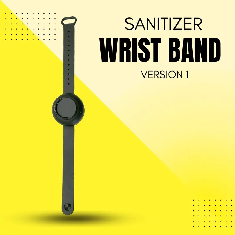 Sanitizer Wrist Band Version 1 Protection Against Coronavirus - Covid 19 Virus Precaution 1