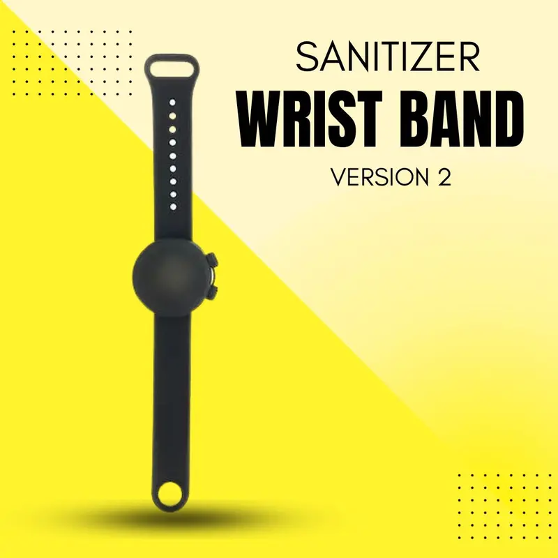Sanitizer Wrist Band Version 2 Protection Against Coronavirus - Covid 19 Virus Precaution 1