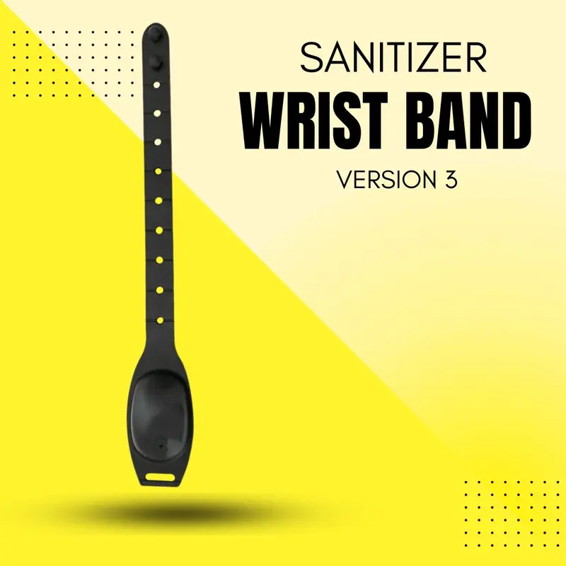 Sanitizer Wrist Band Version 3 Protection Against Coronavirus - Covid 19 Virus Precaution 1