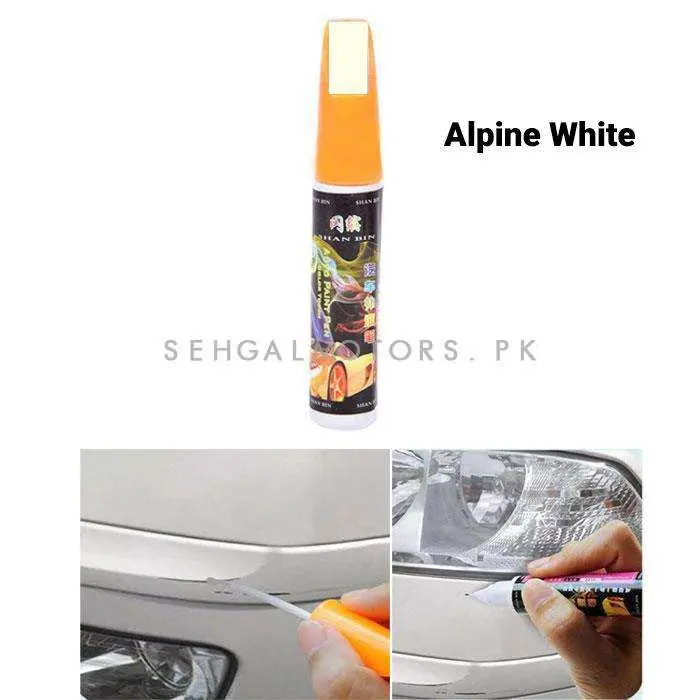 Scratch Filling Paint Color Pen Alpine White - Car Scratch & Paint Pen 2