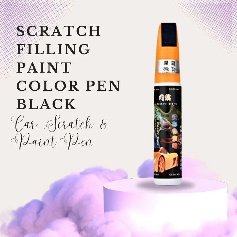 Scratch Filling Paint Color Pen Black Lp-086 - Car Scratch & Paint Pen 1