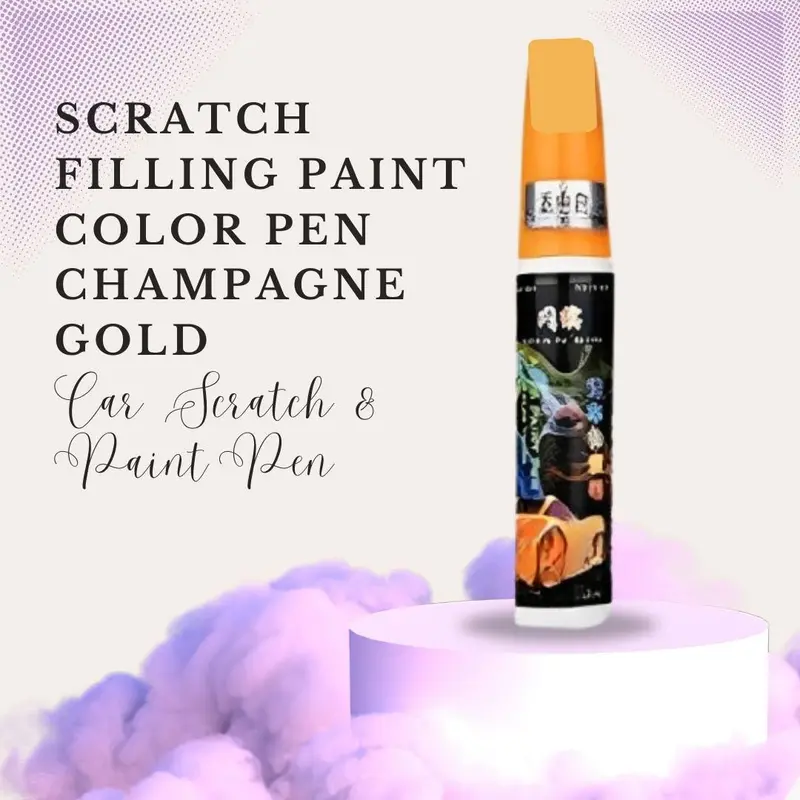 Scratch Filling Paint Color Pen Champagne Gold - Car Scratch & Paint Pen 1