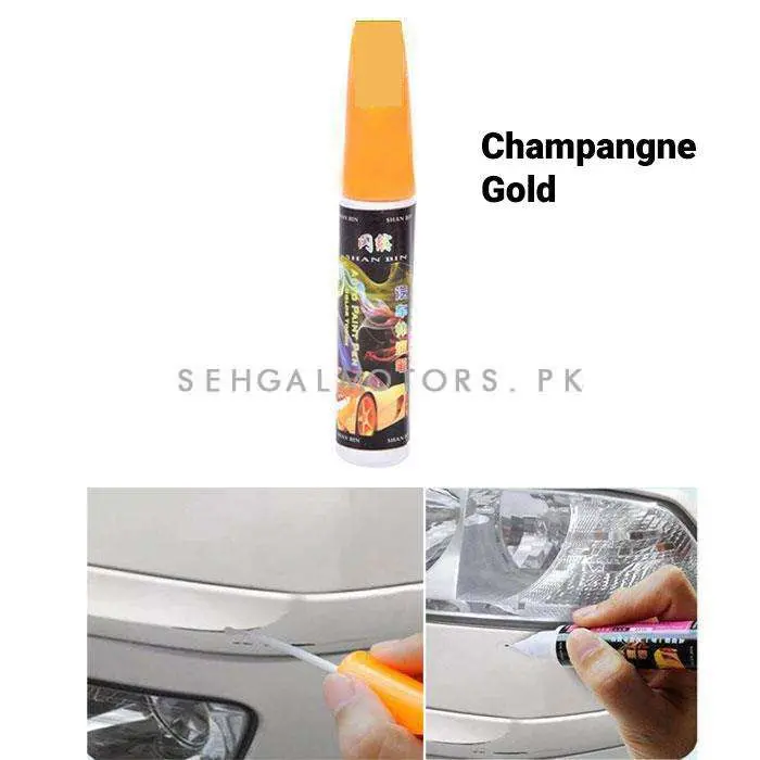 Scratch Filling Paint Color Pen Champagne Gold - Car Scratch & Paint Pen 2