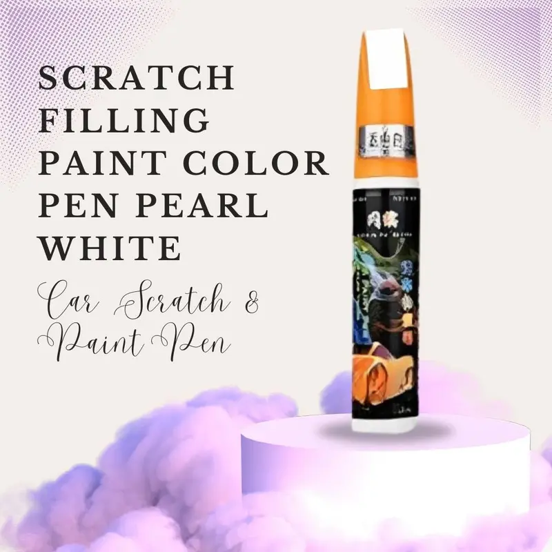 Scratch Filling Paint Color Pen Pearl White - Car Scratch & Paint Pen 1