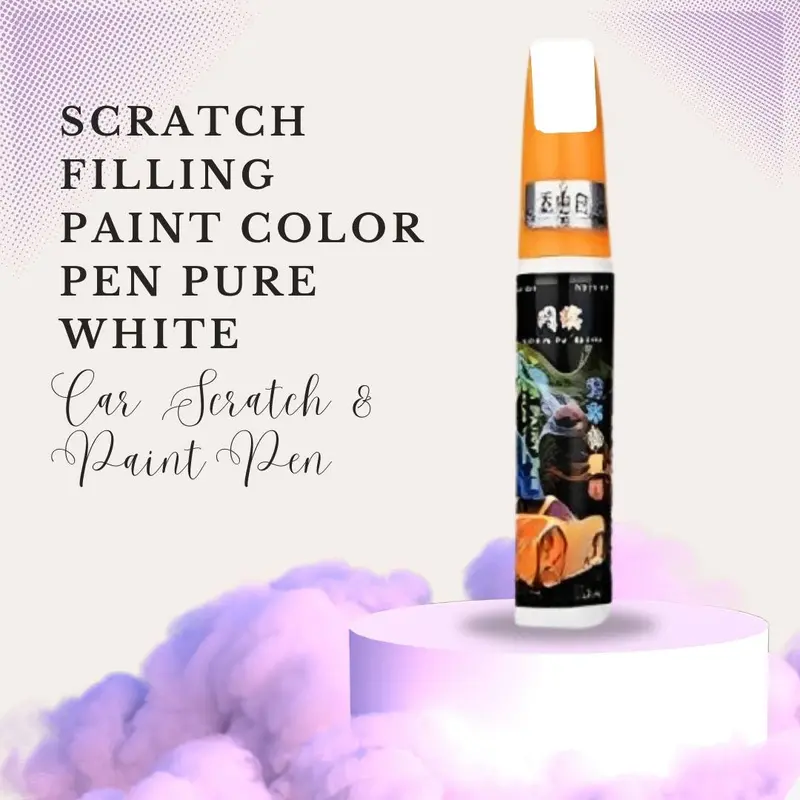 Scratch Filling Paint Color Pen Pure White - Car Scratch & Paint Pen 1