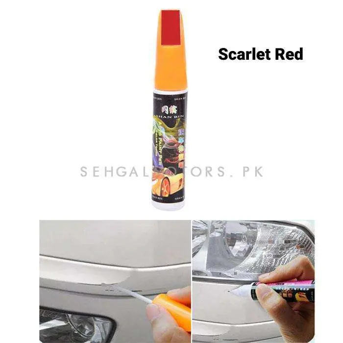 Scratch Filling Paint Color Pen Scarlet Red - Car Scratch & Paint Pen 2