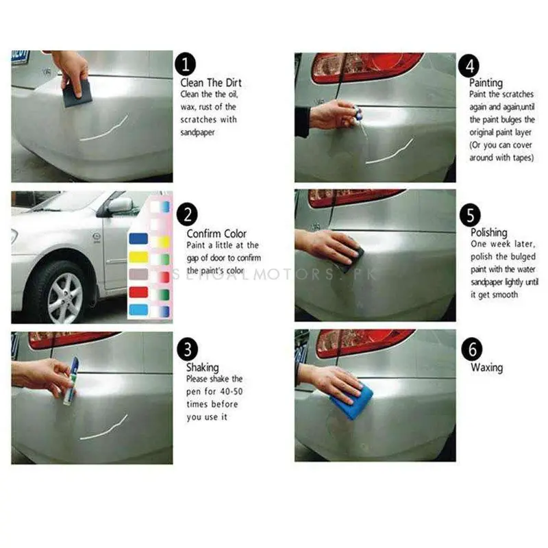 Scratch Filling Paint Color Pen Silver - Car Scratch & Paint Pen 2