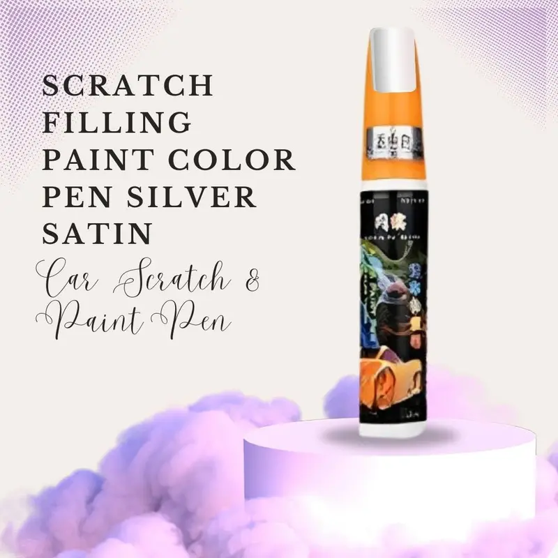Scratch Filling Paint Color Pen Silver Satin - Car Scratch & Paint Pen 1