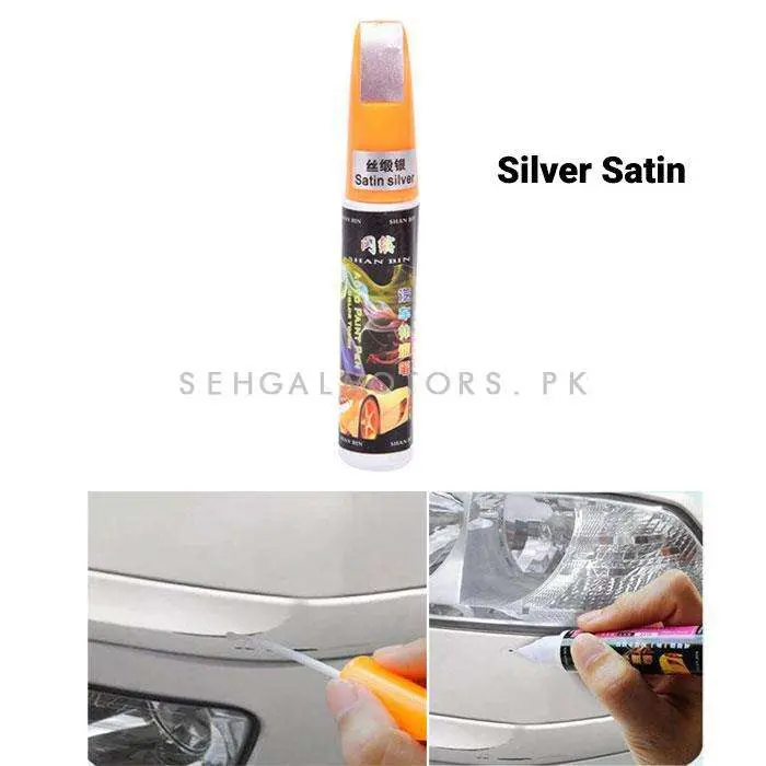 Scratch Filling Paint Color Pen Silver Satin - Car Scratch & Paint Pen 2