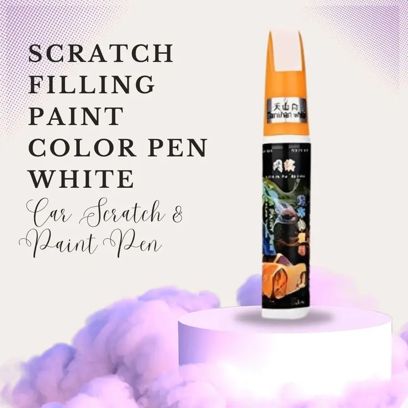 Scratch Filling Paint Color Pen White - Car Scratch & Paint Pen 1