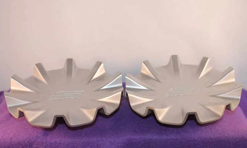 Sendel Silver Custom Wheel Center Cap Set Of Two (2) Pn: S-23 Hede 2
