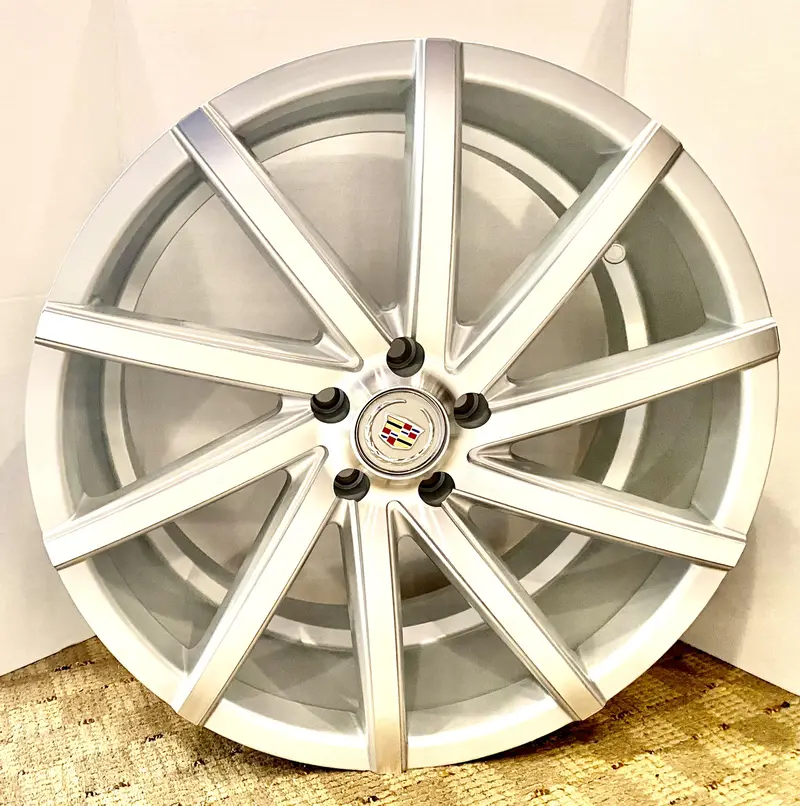 Seneca Silver Machined Face 20" X 8.5" Set Of 4 Wheels 1
