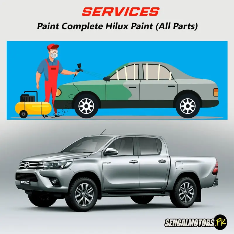Services - Paint Complete Hilux (All Parts) 1
