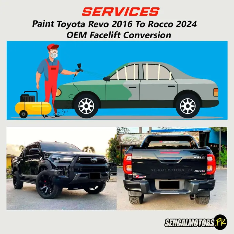 Services - Paint  Toyota Revo 2016 To Rocco 2024 Oem Facelif 1