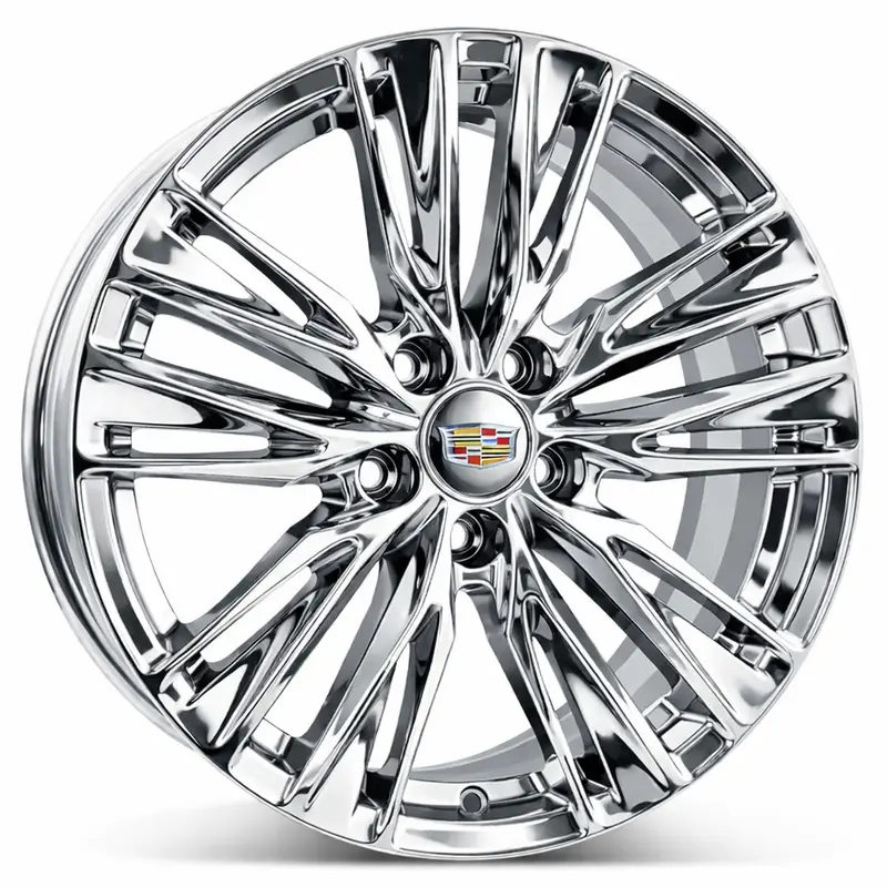 Set Of 4 Factory Gm Triple Chrome Plated 18" Wheels Fit Most Cadillac Ct4 1