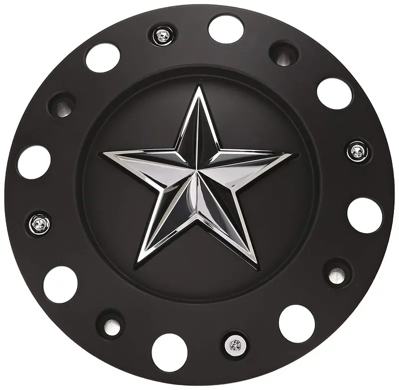 Set Of Four - Kmc Xd Wheel Pros 1000775B Xd Series Black Center Cap 1