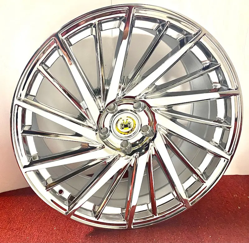 "Shredder" Chrome 20" X 8.5" Set Of 4 Wheels 5X115 1