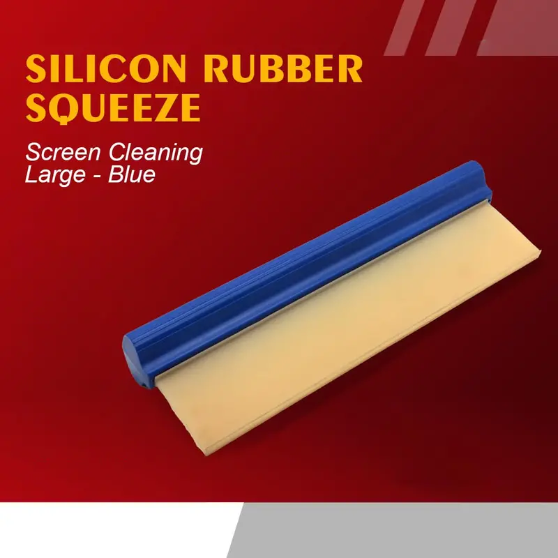 Silicone Rubber Squeeze Screen Cleaning Large - Blue 1