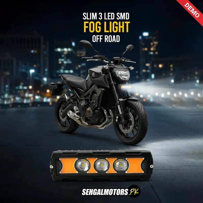 Slim 3 Led Smd Off Road Fog Light For Bikes 6011 1