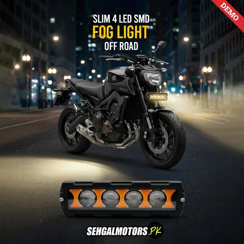 Slim 4 Led Smd Off Road Fog Light For Bikes 6012 1