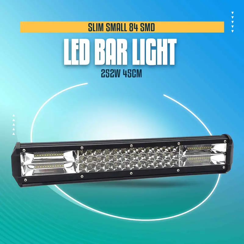 Slim Small 84 Smd Led Bar Light 252W - 43.18 Cm 1