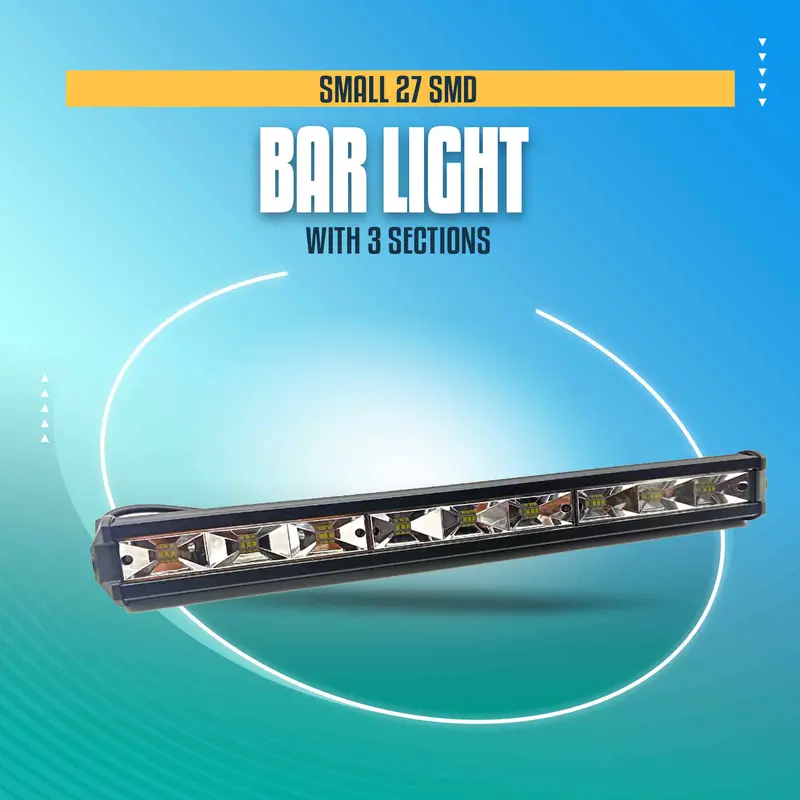 Small 27 Smd Bar Light With 3 Sections 48.26 Cm 1