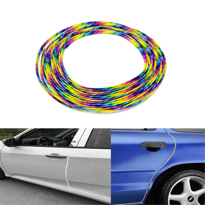 Smart Car Door Edge Guard Protector Roll - Rainbow - Edge Protection Anti-Scratch Buffer Strip 2