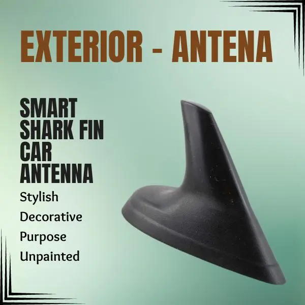 Smart Shark Fin Car Antenna Stylish Decorative Purpose Unpainted 1