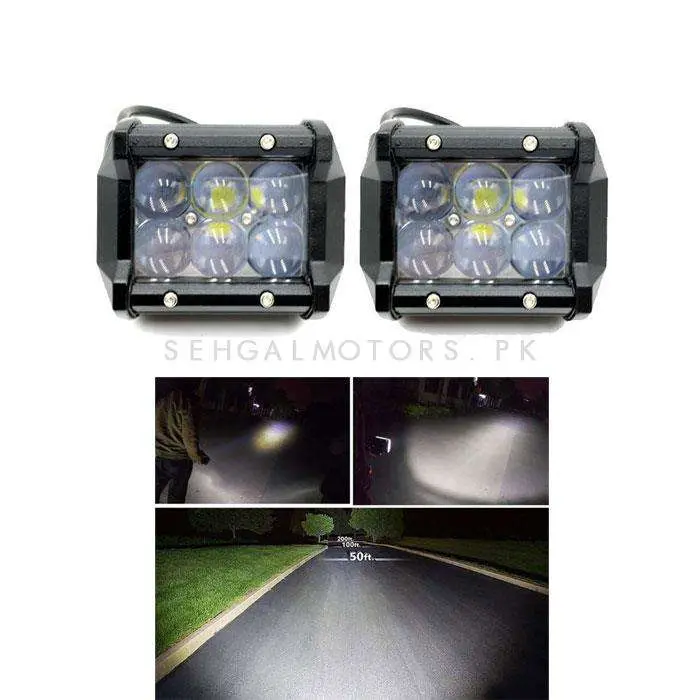 Smd Led Cree Bar With Nano Projection Lens - Pair - Cree Led Work Light Flood Spot Light Offroad Driving Led Light Bar 2