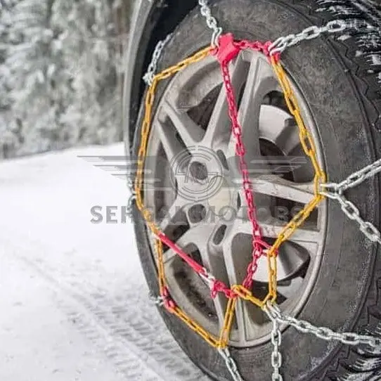 Snow Chain Emergency Anti Skid Tyre Chain 12 Inch (Pair) 1