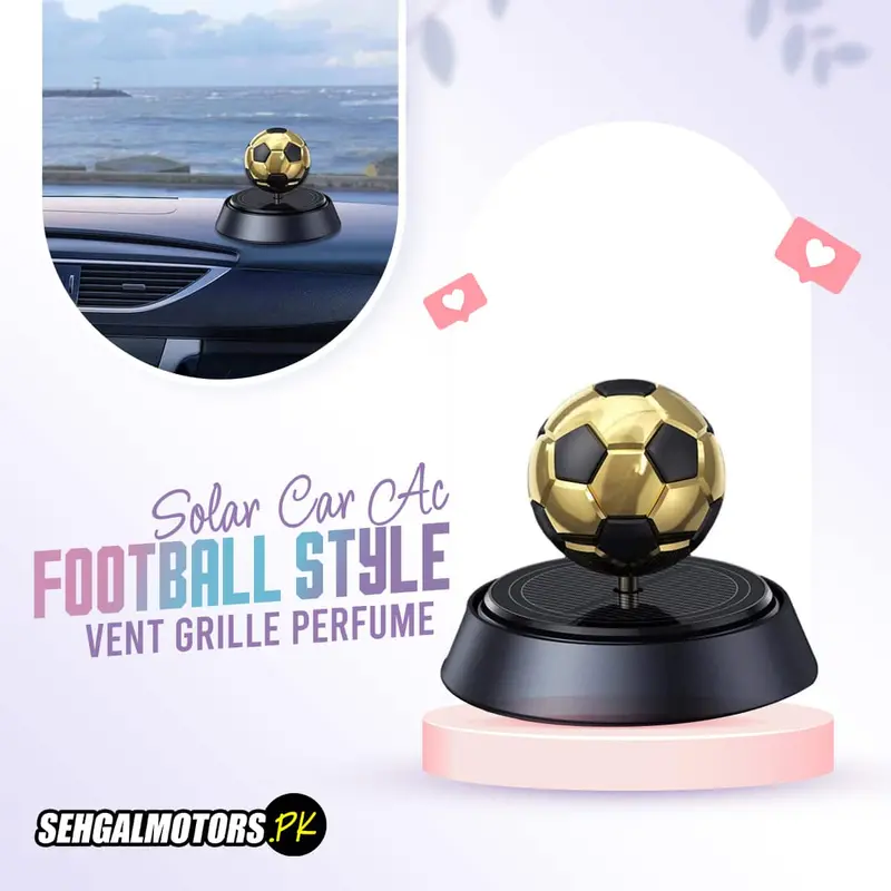 Solar Car Ac Vent Grille Perfume Fragrance Football Style 1