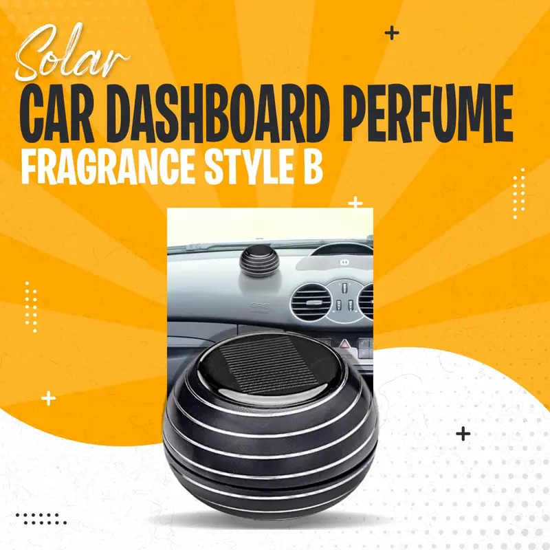 Solar Car Dashboard Perfume Fragrance Style B Multi 1